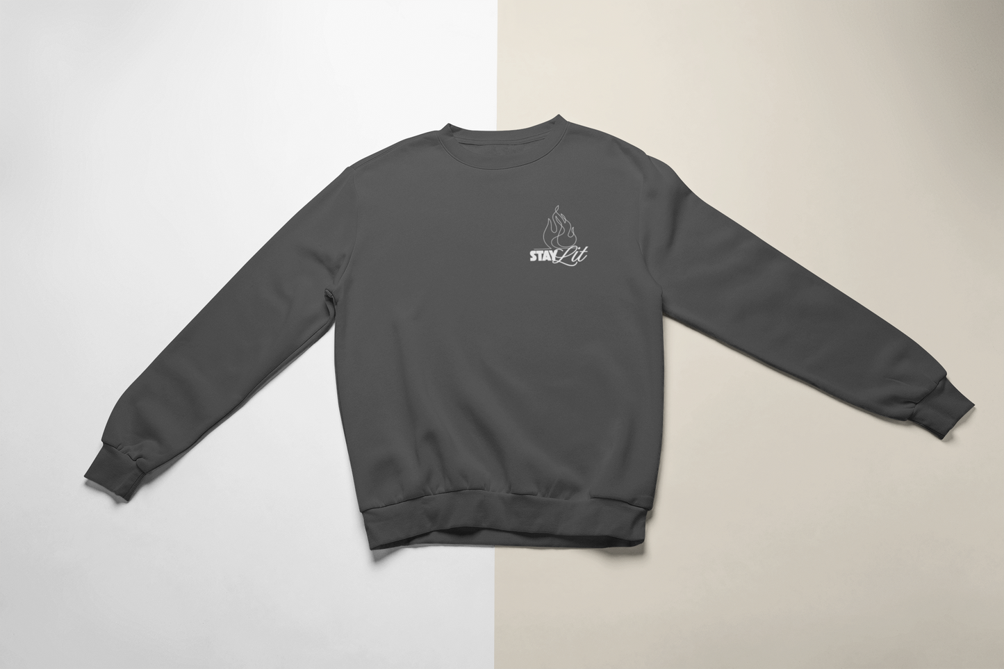 STAY LIT CREWNECK SWEATSHIRT